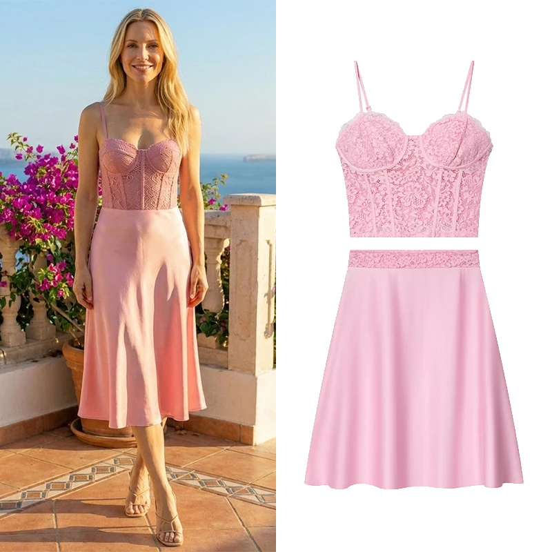 Cami Top Lace - FANAN Women Fashion 2 Piece Sets