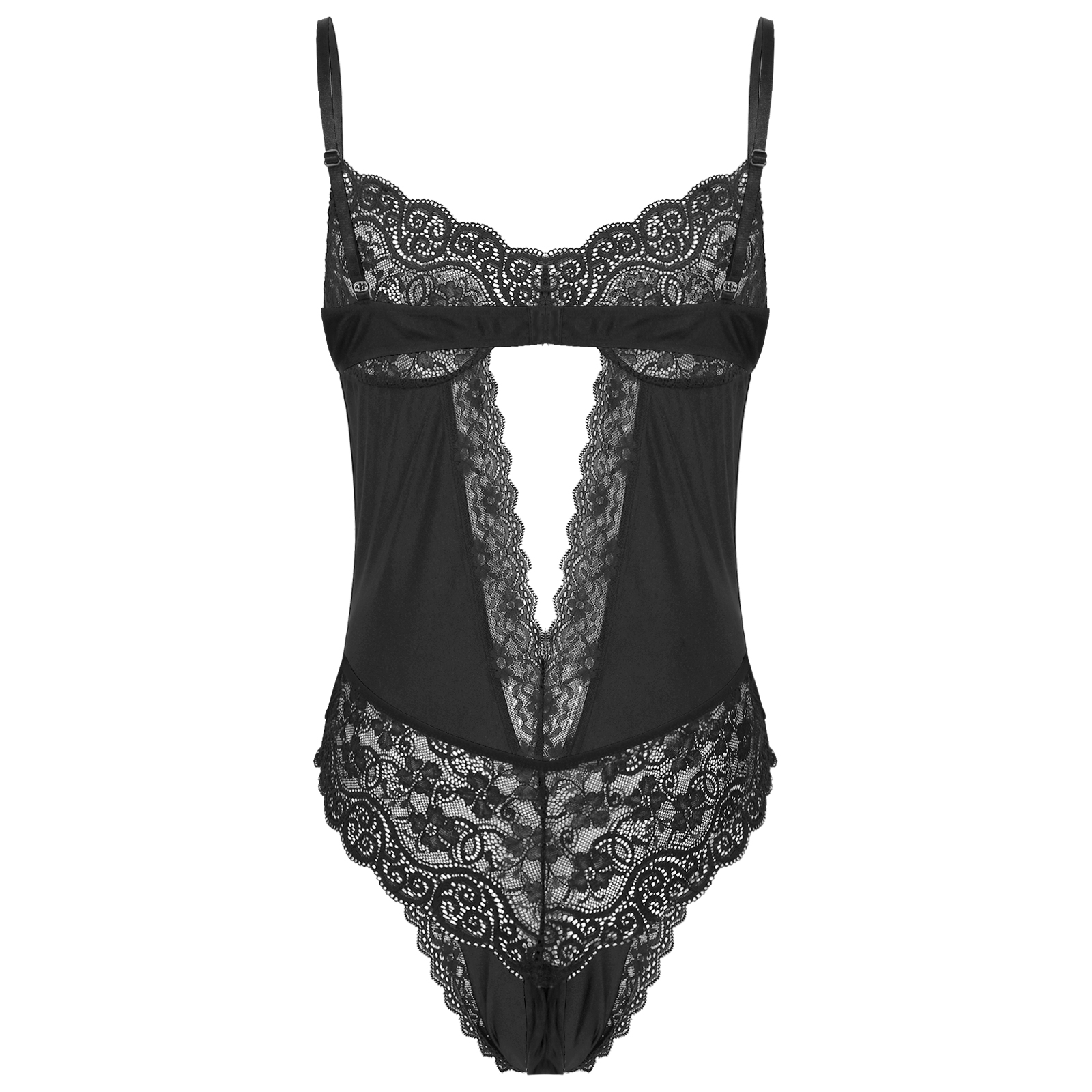 Men Sexy Bodysuit Lingerie Gay - Lace Teddy Lingerie 评论和价格