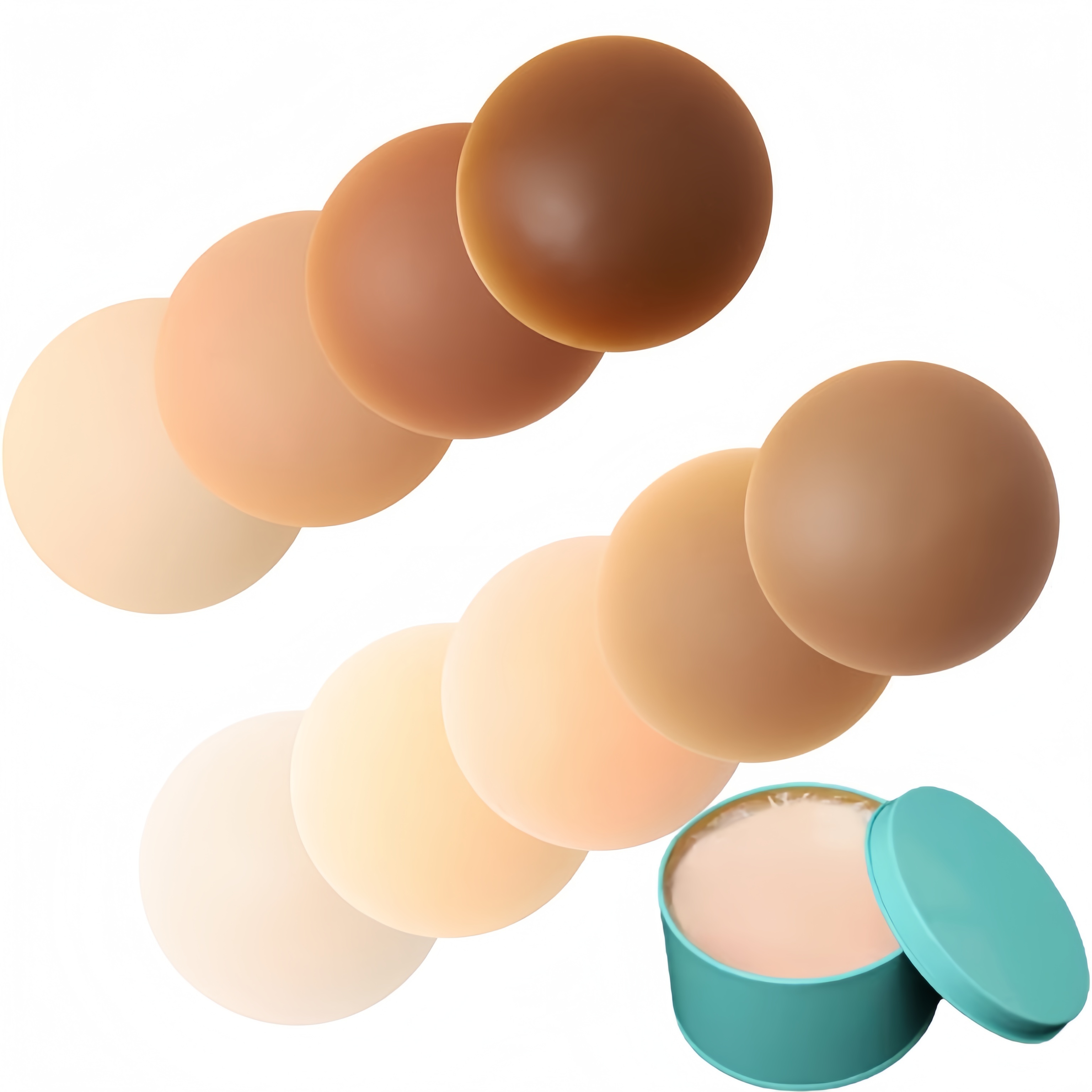 Reusable Silicone Adhesive Nip - Silicone Bra Adhesive 评论和价格