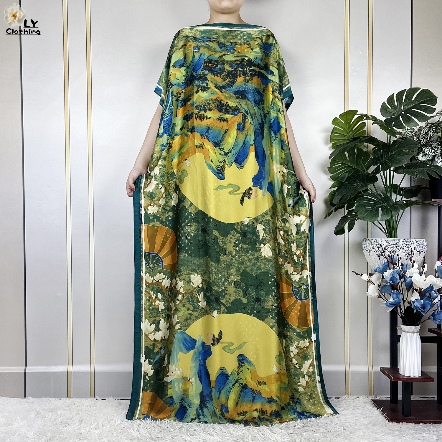 Muslim Abayas For Women 2023 N - Robe Silk Women 评论和价格