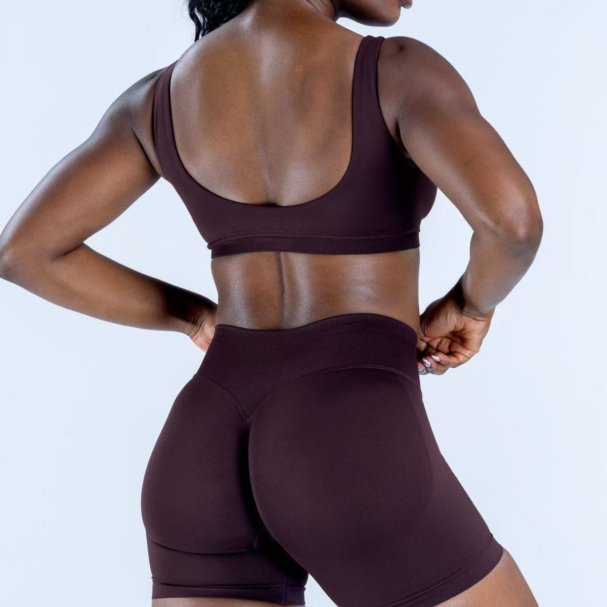 Scoop Back Bra Shockproof Trai - Sports Bra High Impact 评论和价格