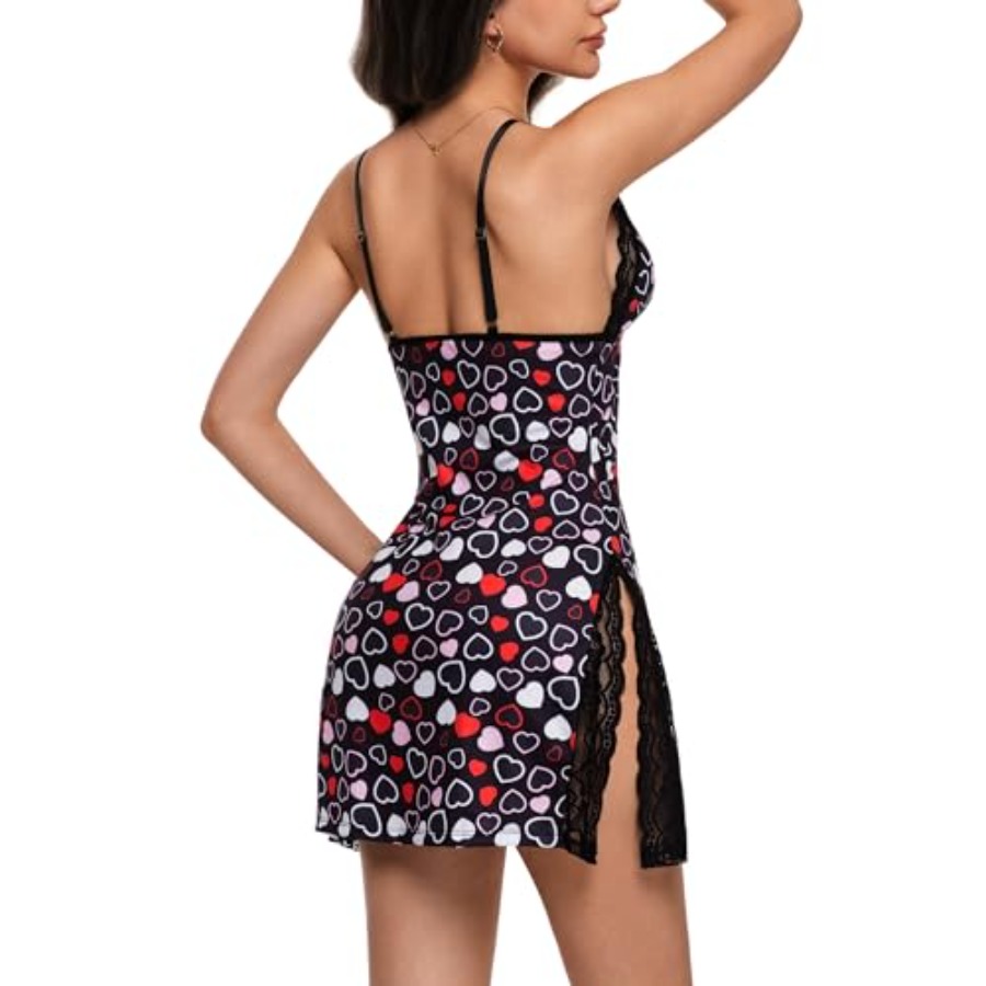 Night Gowns for Women V Neck L - Babydoll Chemise Night 评论和价格