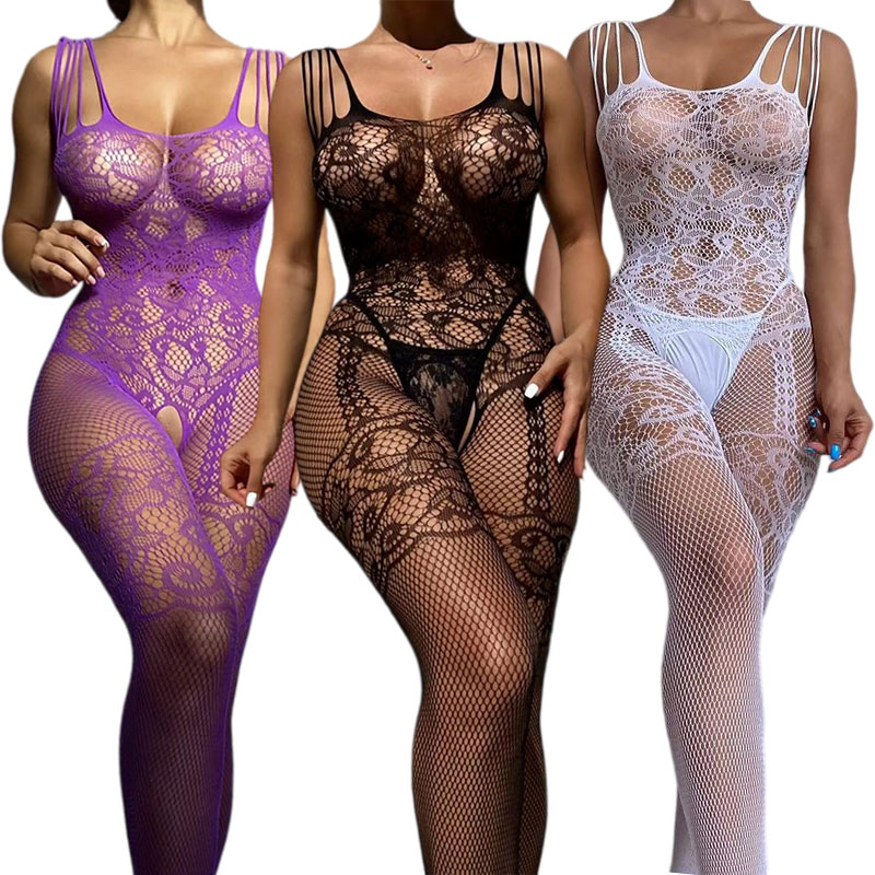 Women Fancy Sexy Lingerie Tran - Bodystocking Fishnet 评论和价格