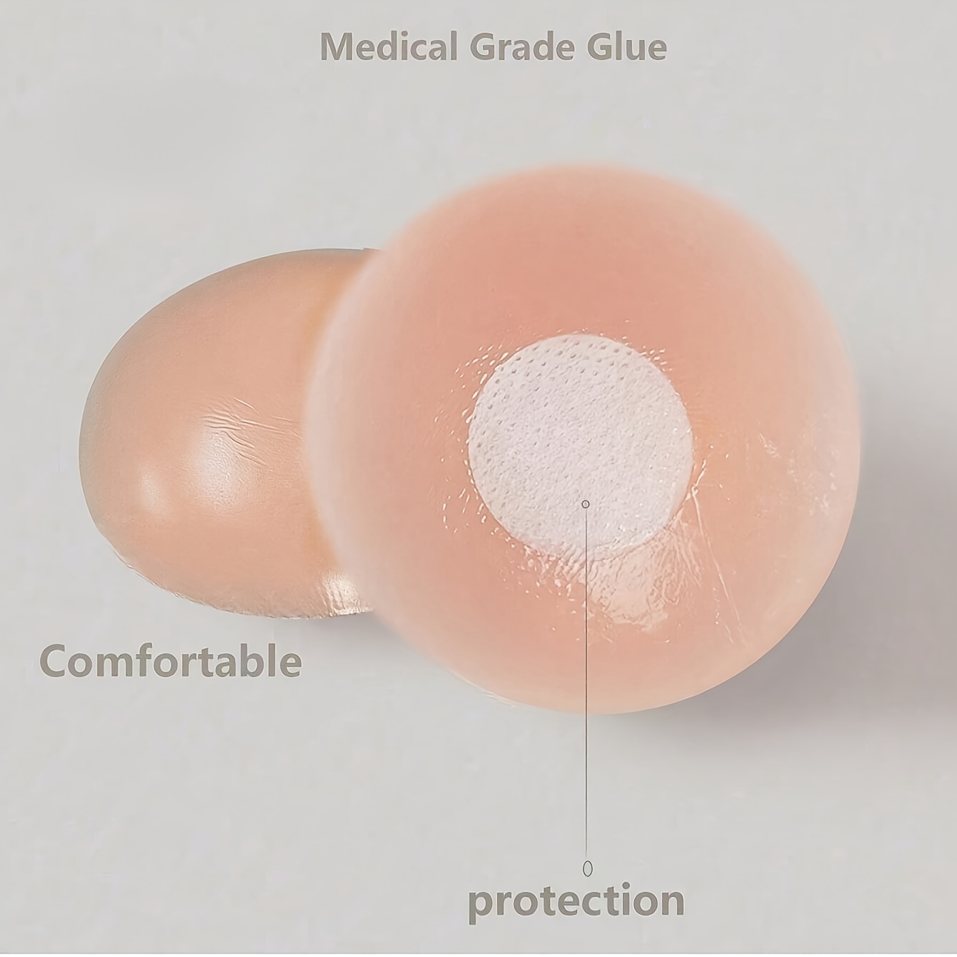 4Pcs Reusable Silicone Lift-Up - Silicone Bra Adhesive 评论和价格