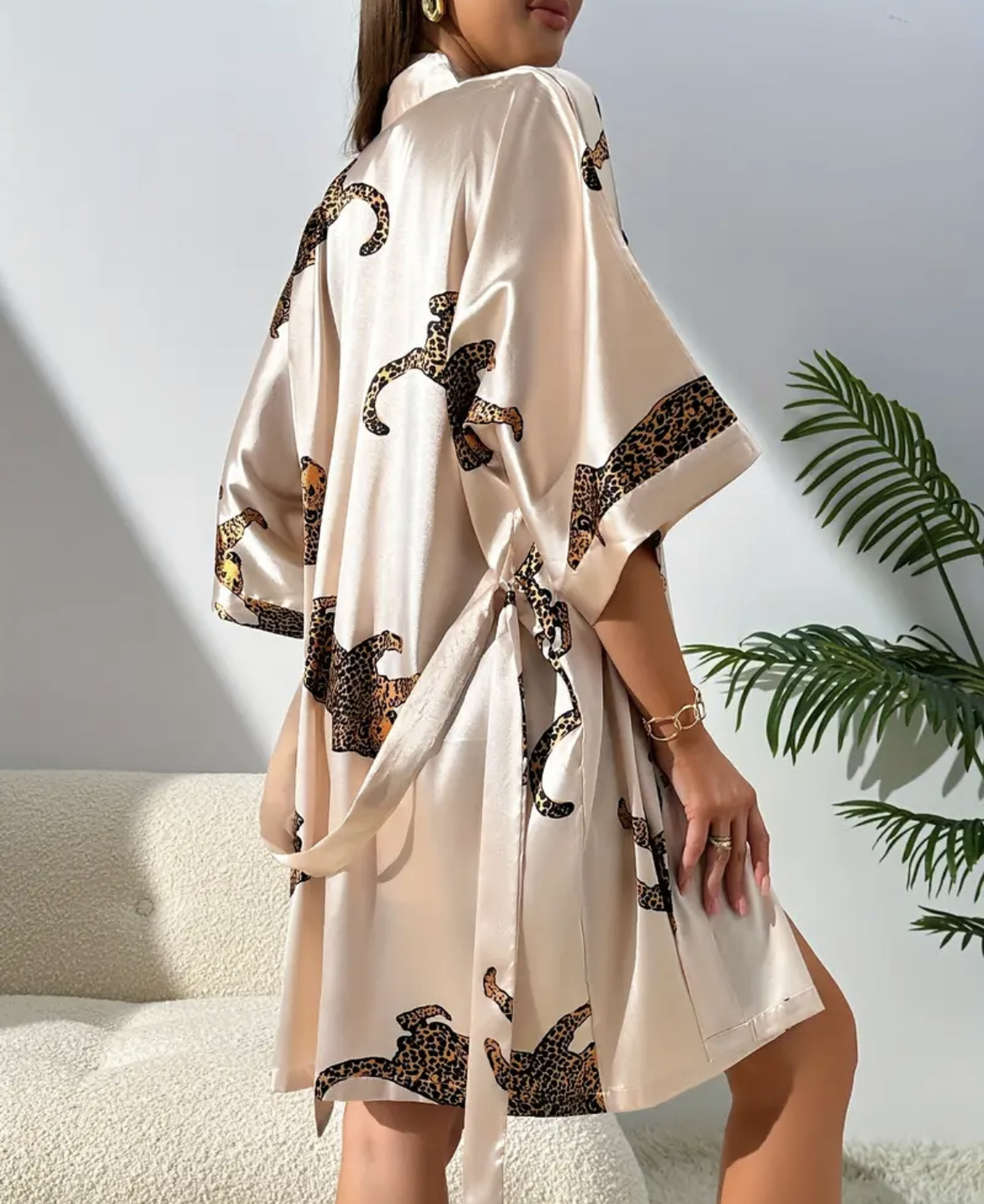 Imitation silk sleepwear sexy  - Robe Silk Women 评论和价格