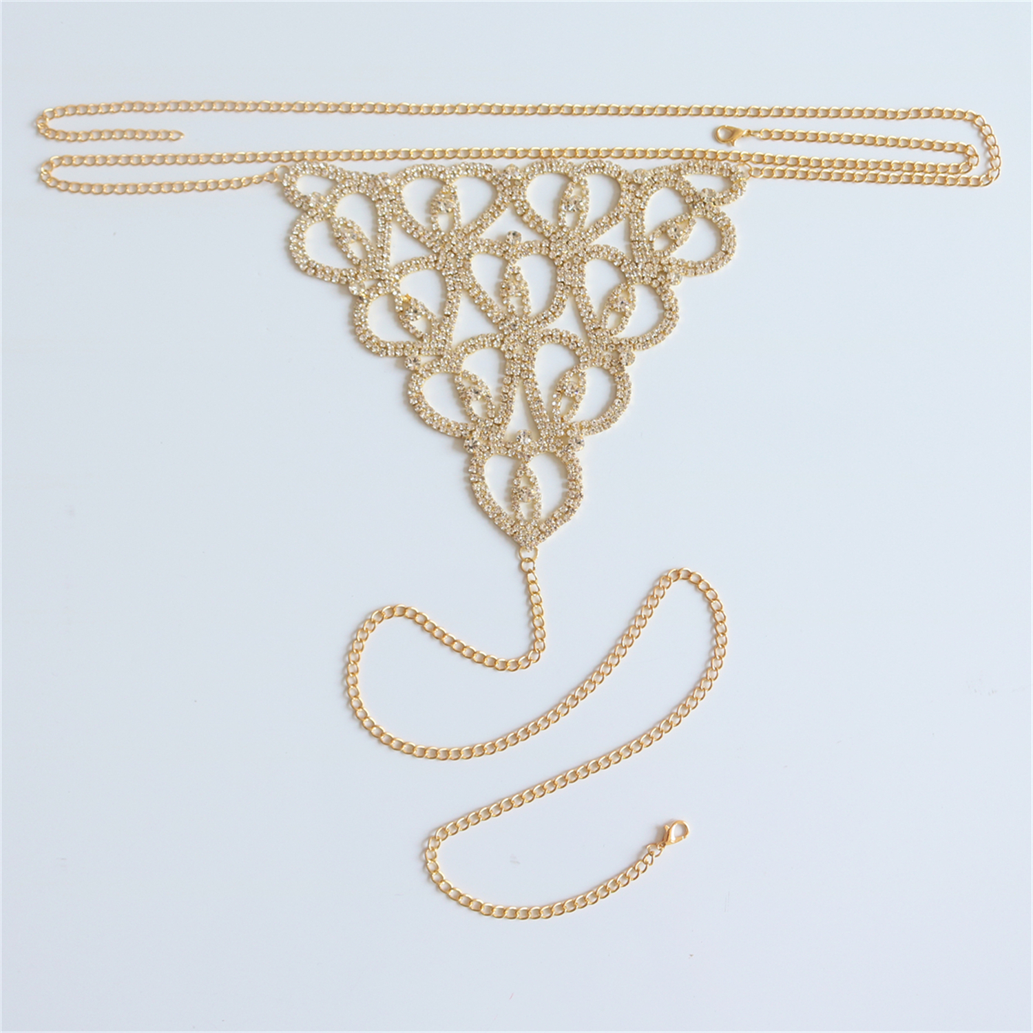 Sexy Body Chain Heart-shaped T - Thong Bikini Women 评论和价格