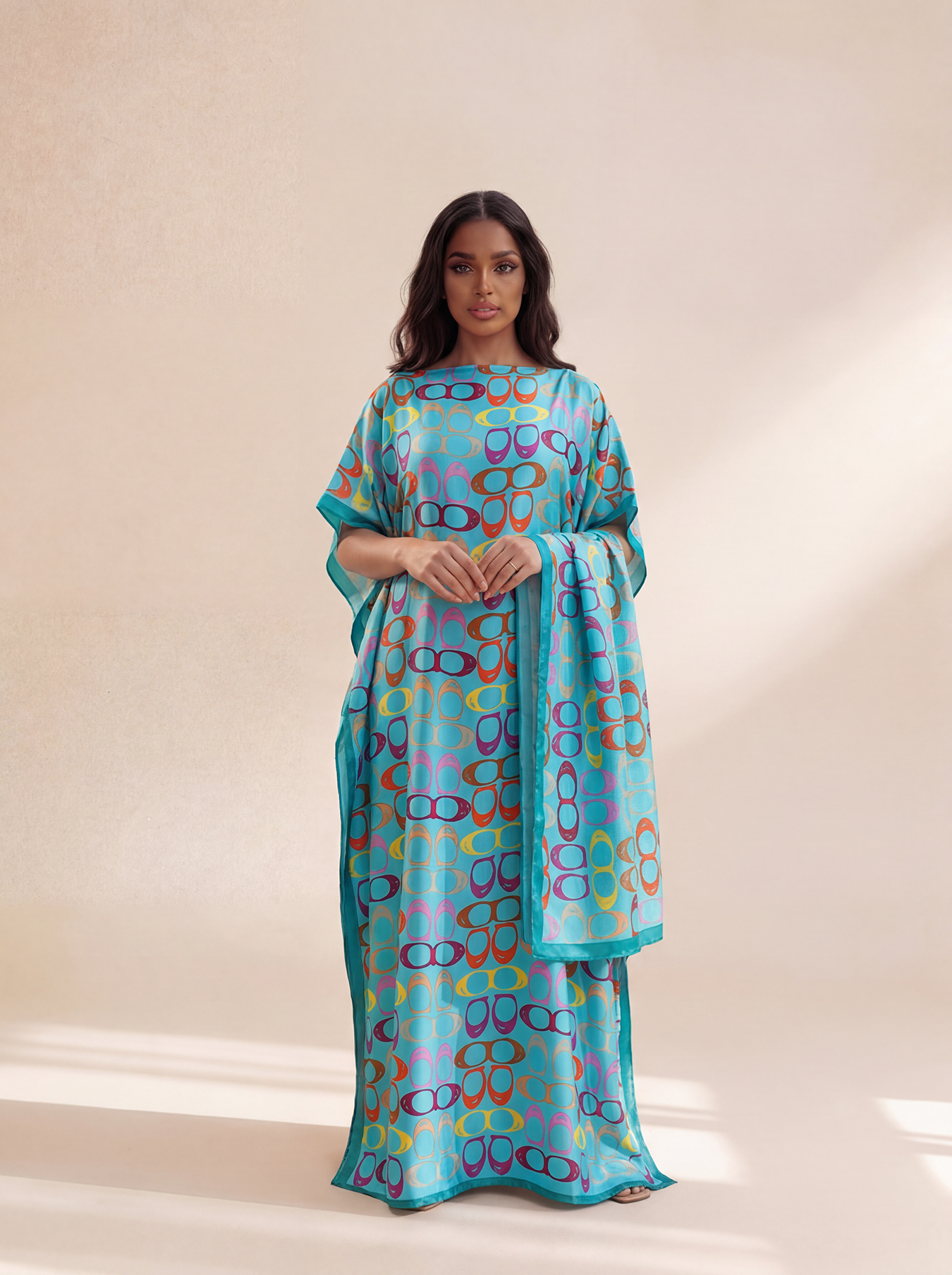 New Style Long Loose Silk Blen - Robe Silk Women 评论和价格