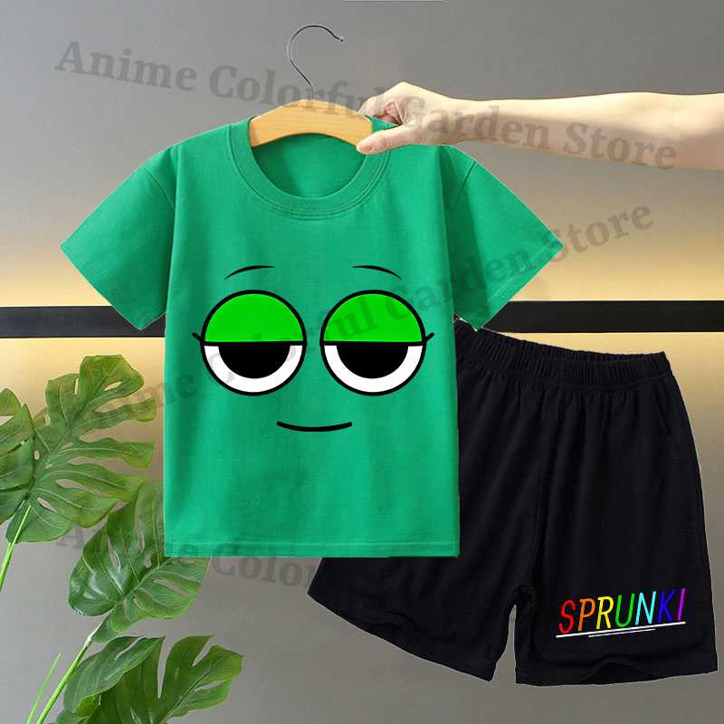 Sprunki 2pcs T-shirt and Short - Boyshort Underwear 评论和价格