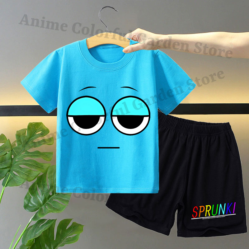 Sprunki 2pcs T-shirt and Short - Boyshort Underwear 评论和价格