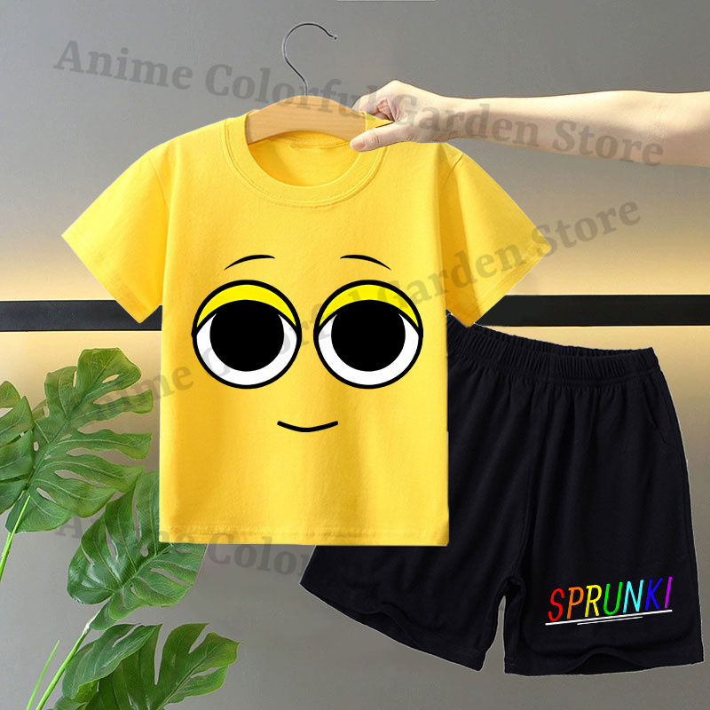 Sprunki 2pcs T-shirt and Short - Boyshort Underwear 评论和价格