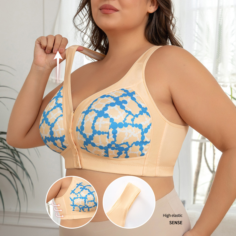 0XL-6XL Plus Size Front Closur - Nursing Bra Sleep 评论和价格