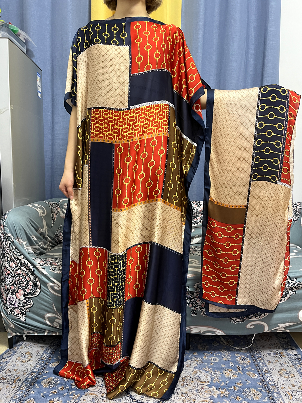 Abayas For Women Dubai Kaftan  - Robe Silk Women 评论和价格