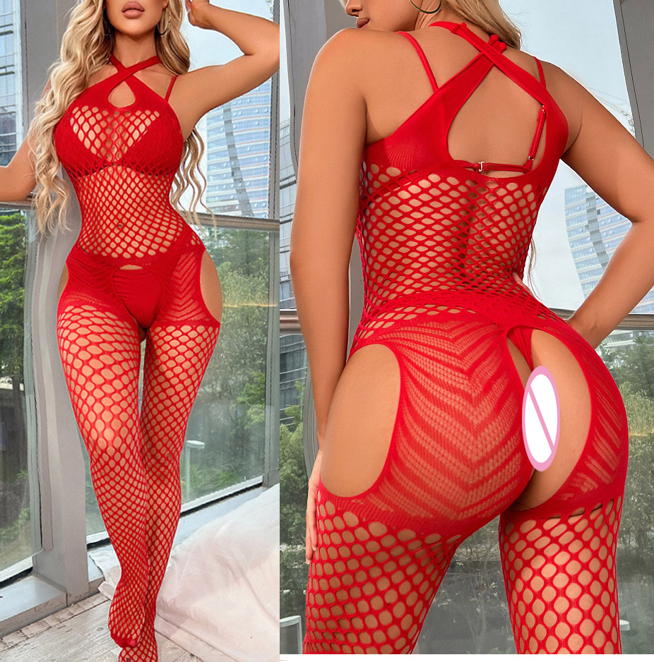 Christma Sexy crochet Fishnet  - Bodystocking Fishnet 评论和价格
