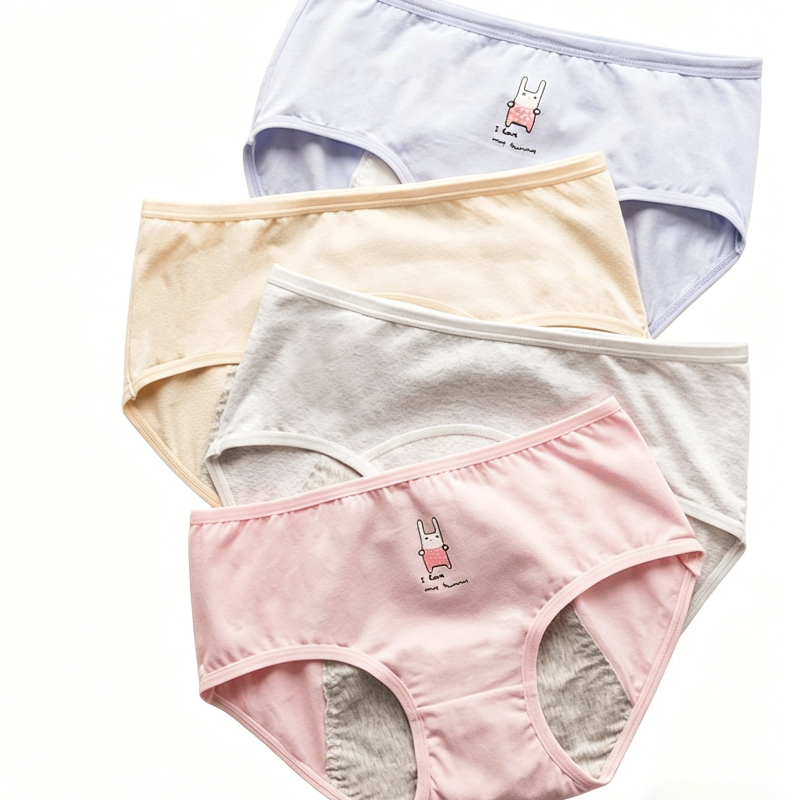 Cute Cartoon Period Underwear  - Period Panty Absorbent 评论和价格
